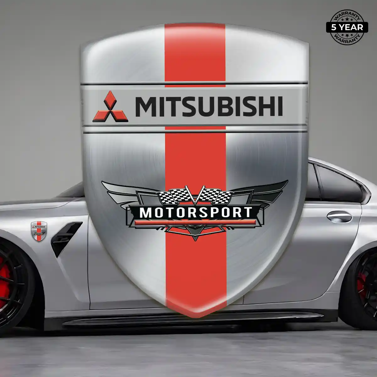 Mitsubishi Silicone Emblem Refined Design