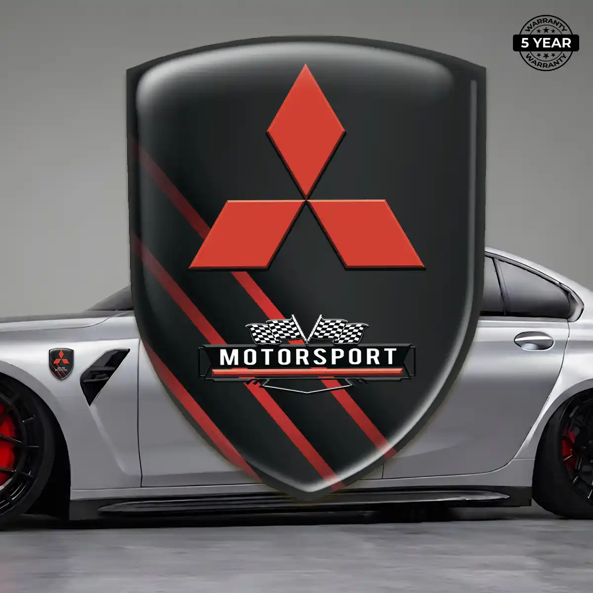 Mitsubishi Silicone Sticker Elite Edition