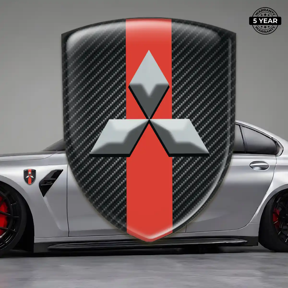 Mitsubishi Silicone Sticker Superior Craft