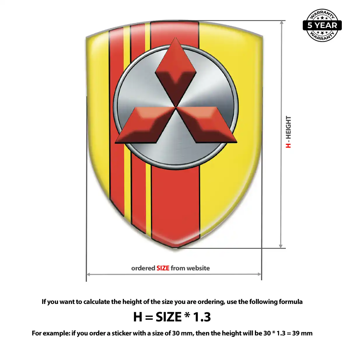 Mitsubishi Sticker Deluxe Edition