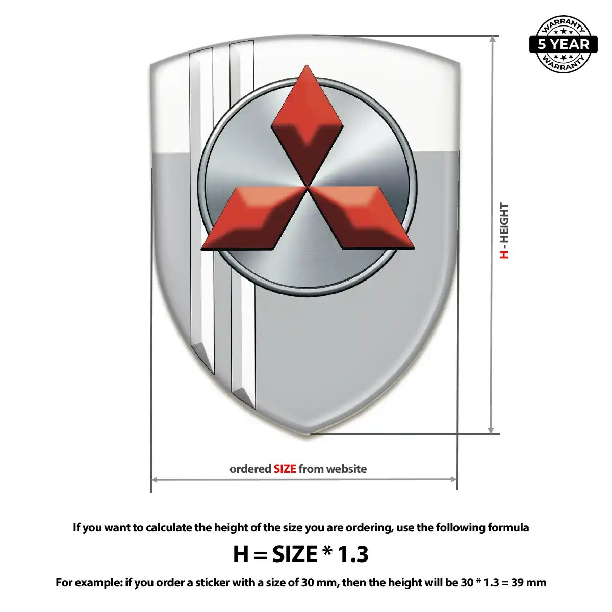Mitsubishi Sticker Noble Edition