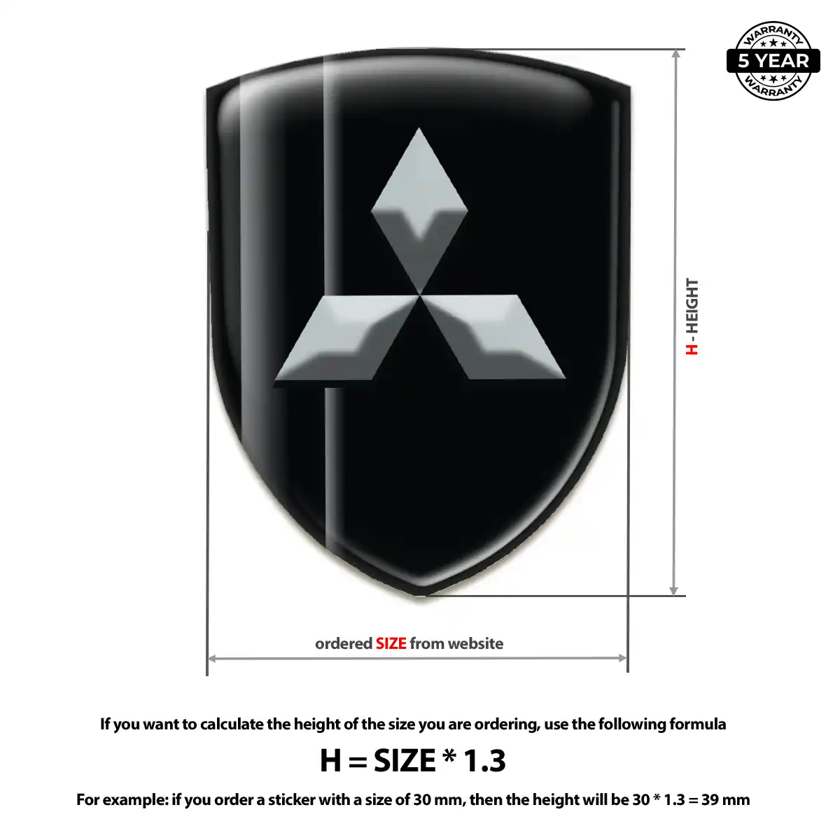 Mitsubishi Sticker Opulent Line