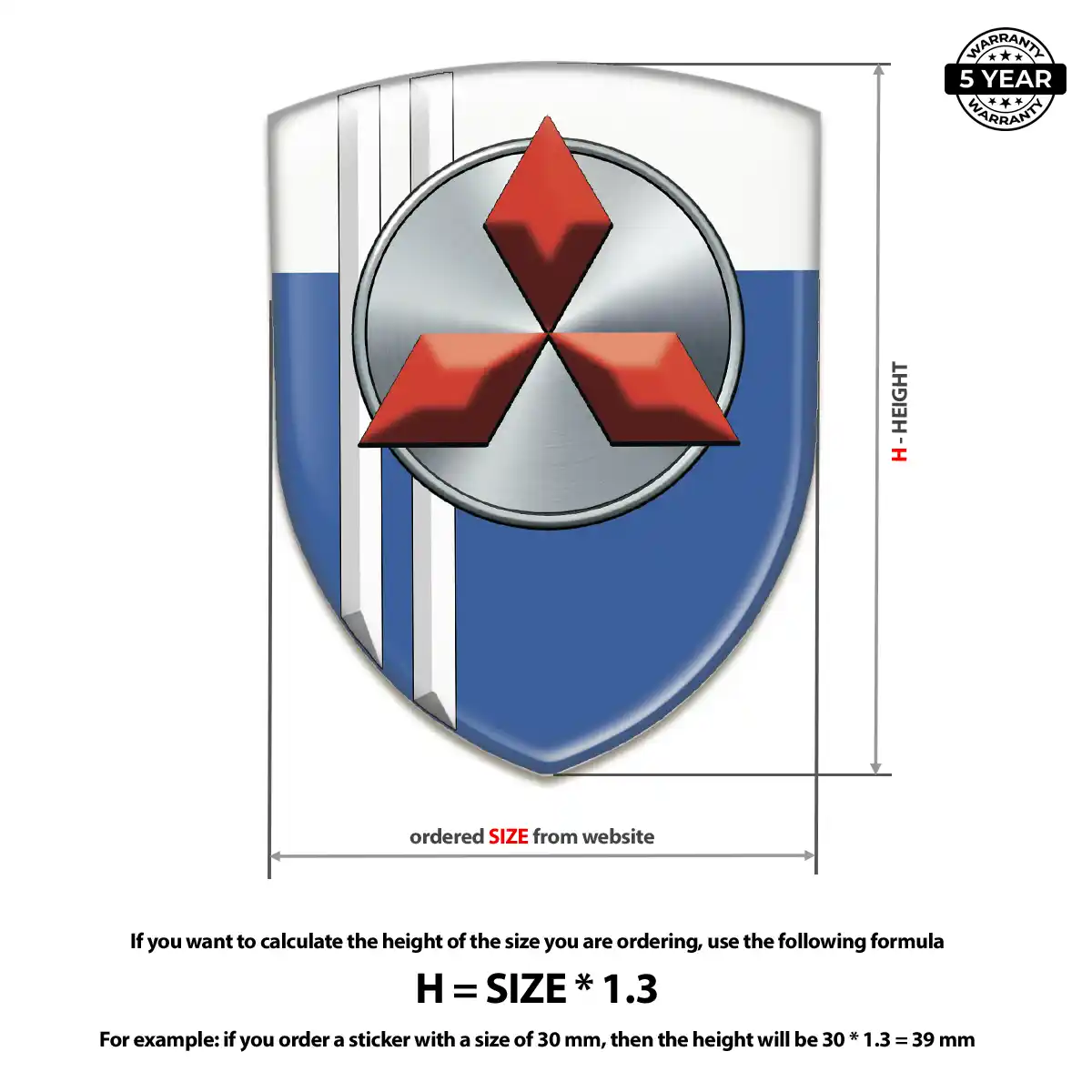 Mitsubishi Sticker Prestige Line