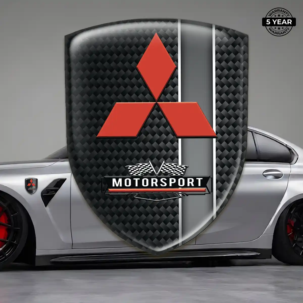 Mitsubishi Sticker Sleek Style