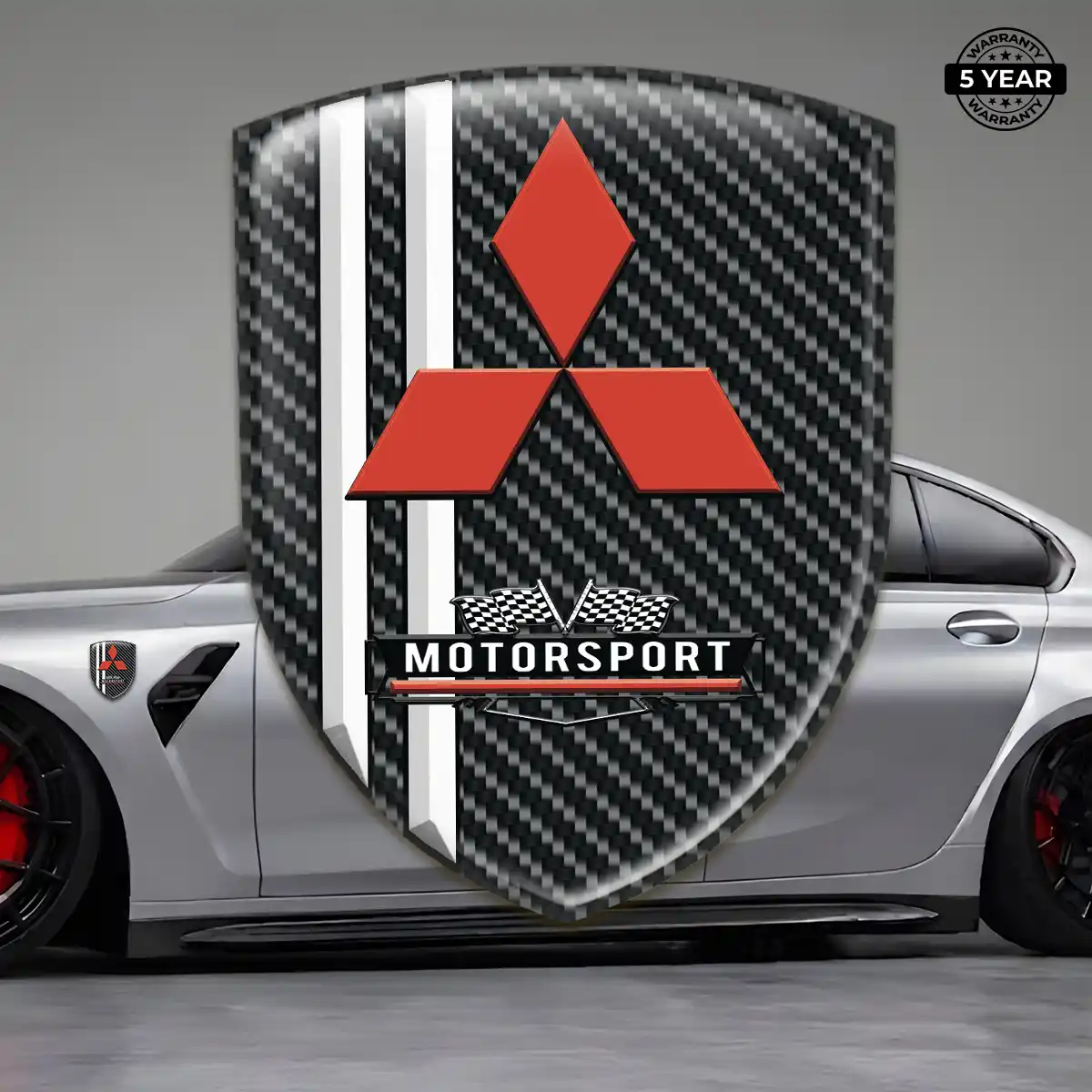 Mitsubishi Vehicle Logo Sticker Prime Quality