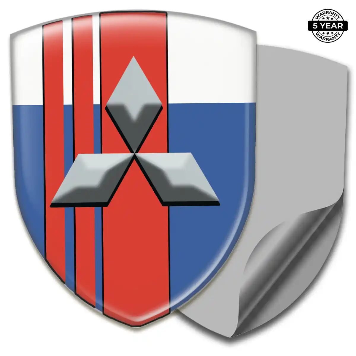 Mitsubishi Vehicle Logo Sticker Refined Design