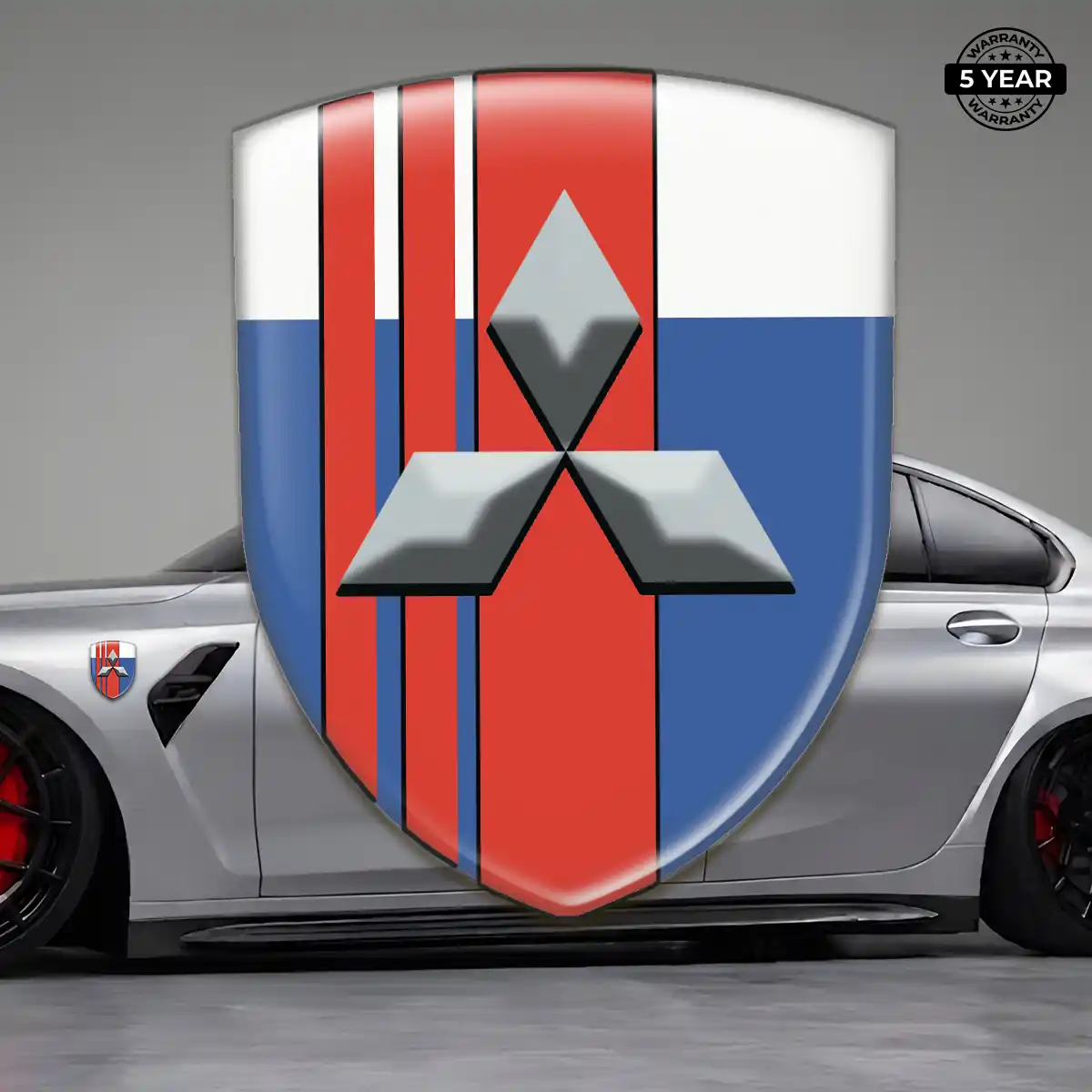 Mitsubishi Vehicle Logo Sticker Refined Design