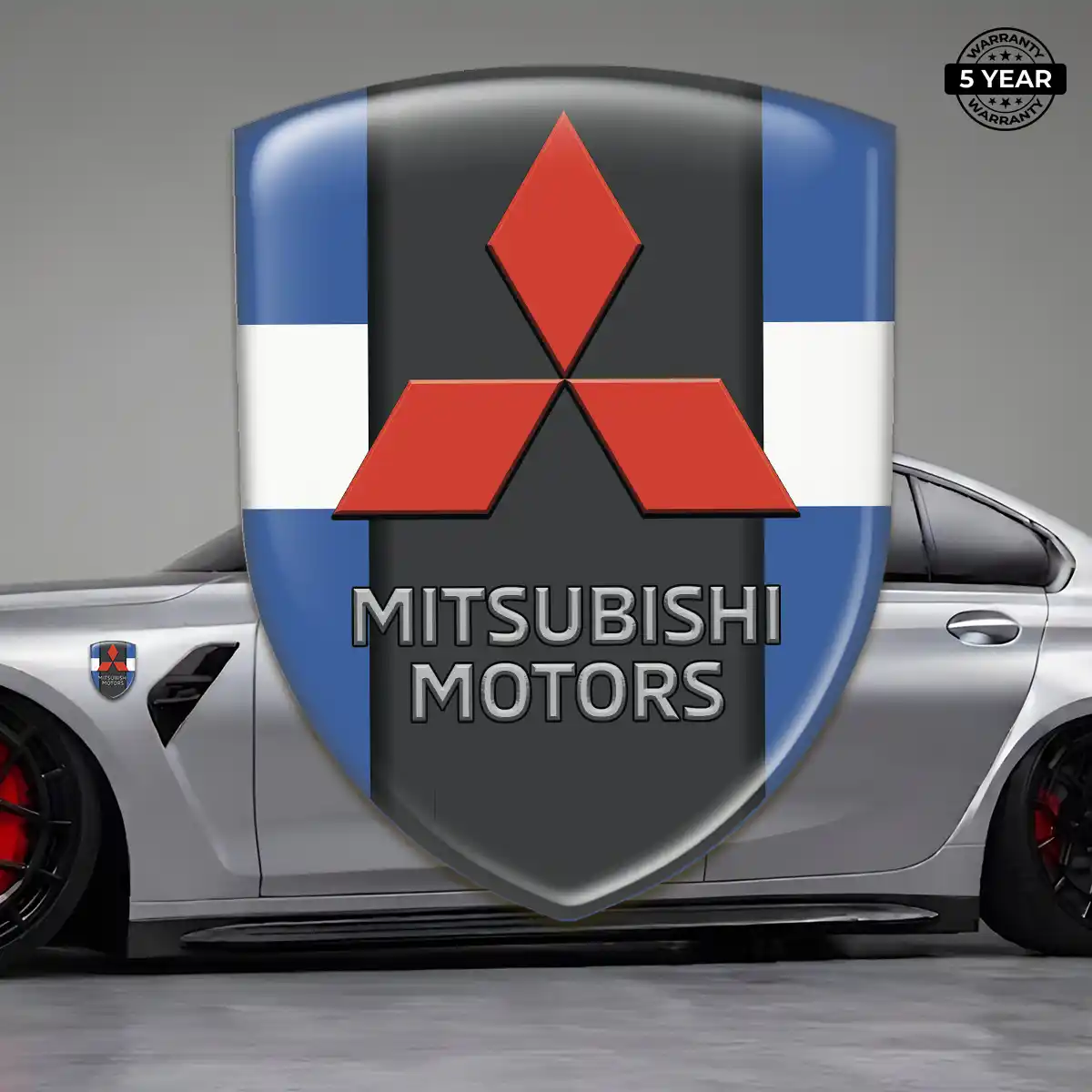 Mitsubishi Vehicle Logo Sticker Signature Grade