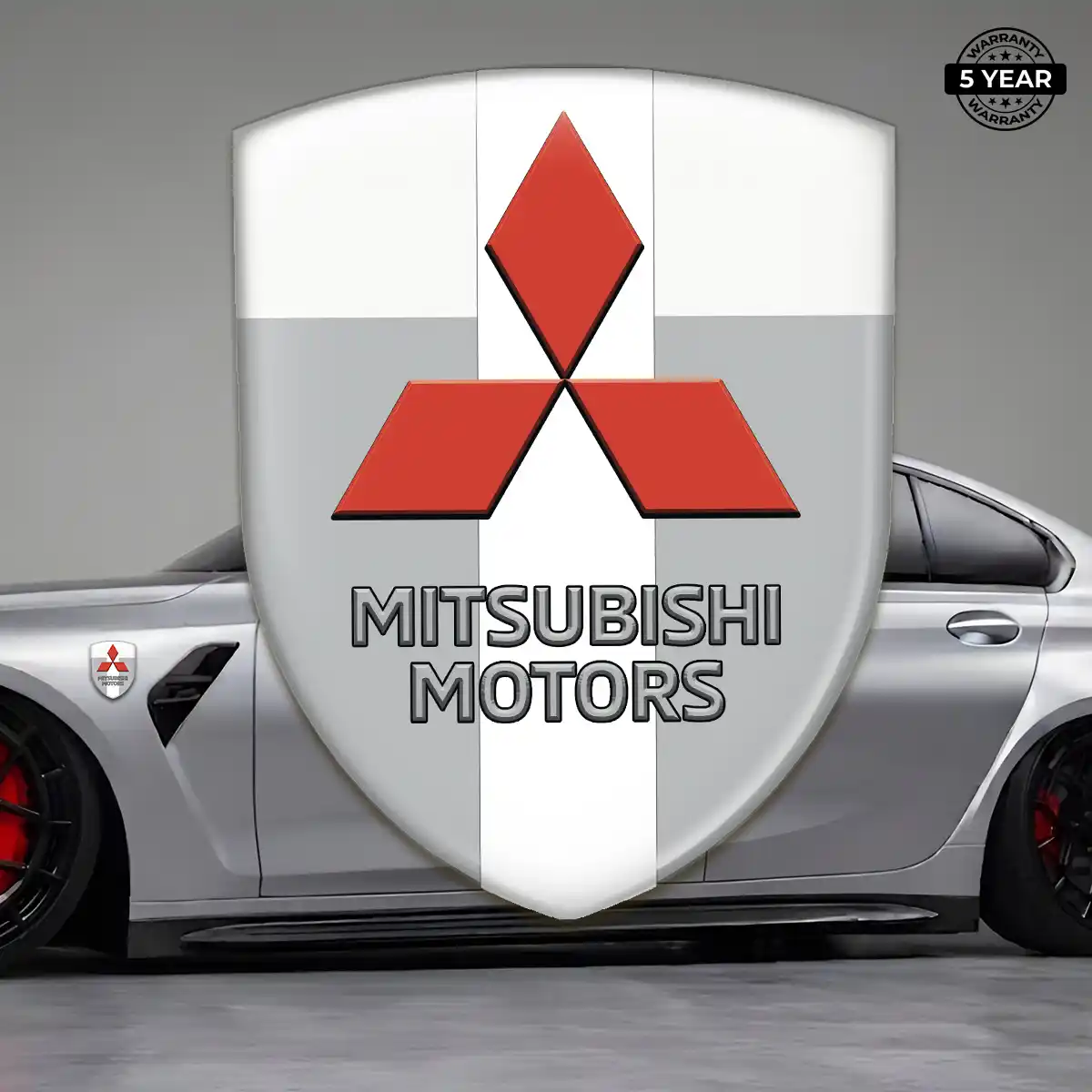 Mitsubishi Vehicle Logo Sticker Sleek Style