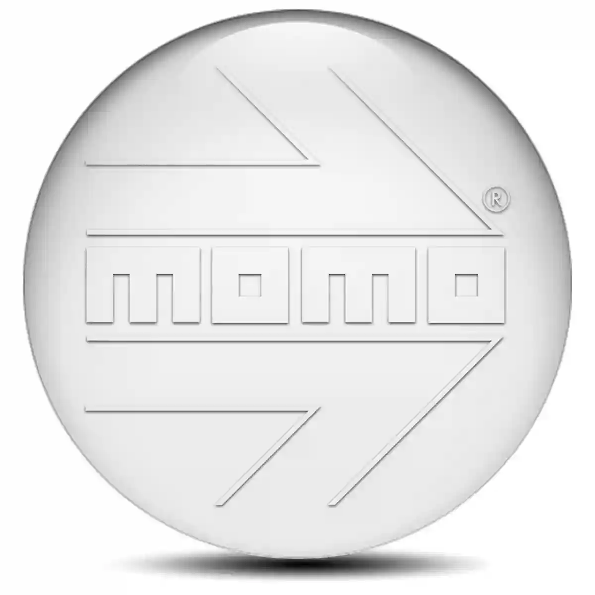 MOMO Domed Emblem Self-Adhesive Refined Design