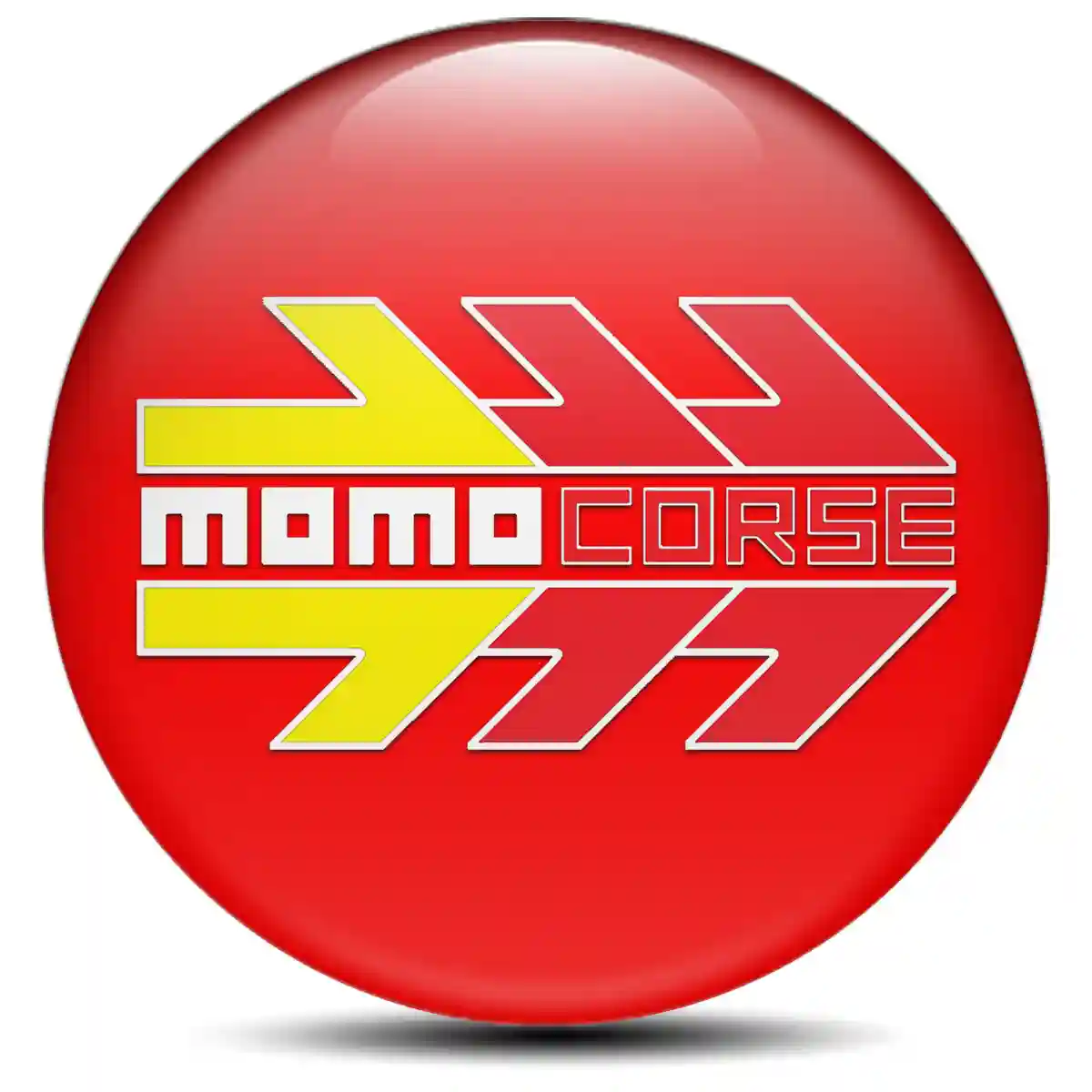 MOMO Domed Sticker Self-Adhesive Refined Design