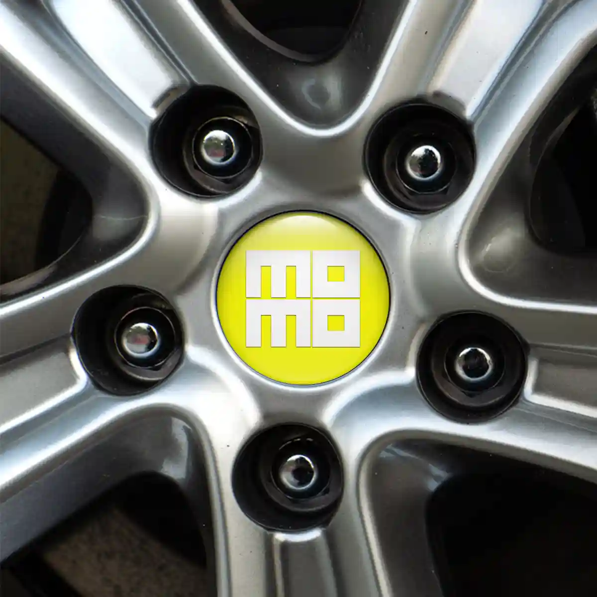 MOMO Domed Sticker Self-Adhesive Sleek Style