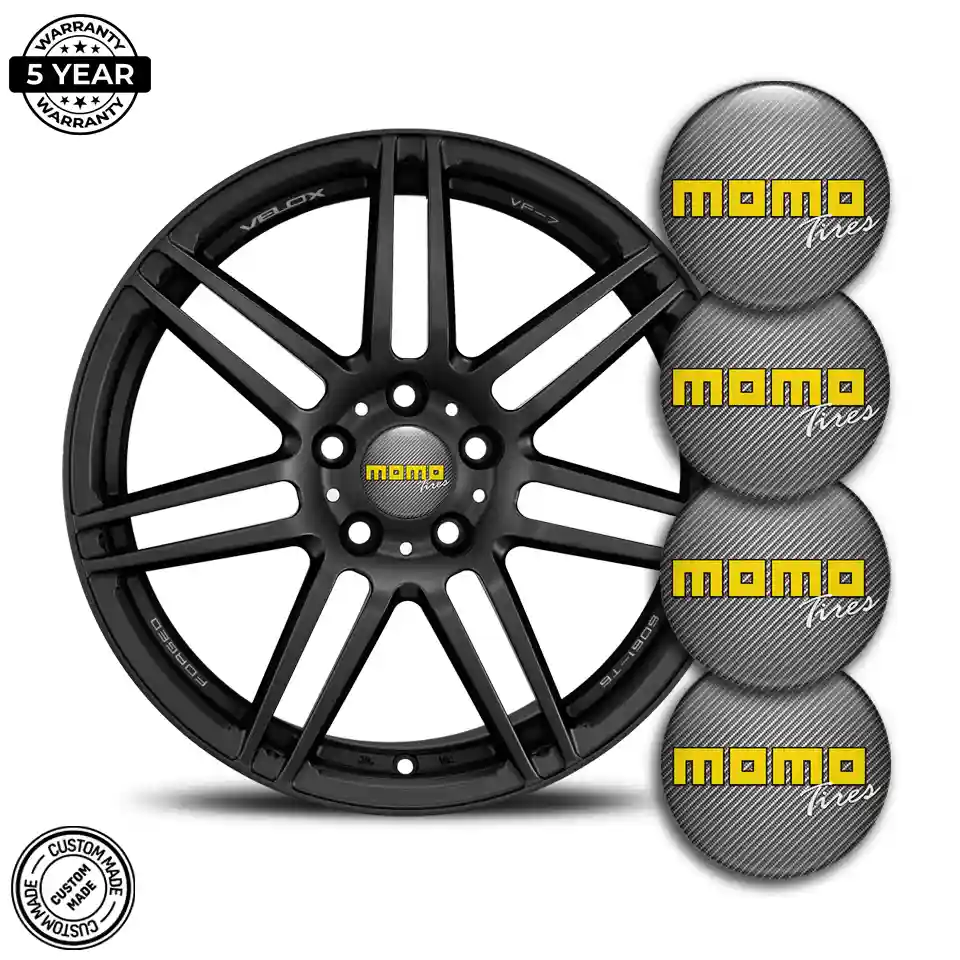 MOMO Emblem Badge Self-Adhesive Prime Quality