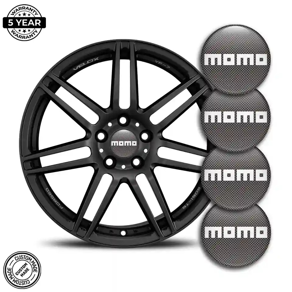MOMO Emblem Badge Self-Adhesive Refined Design