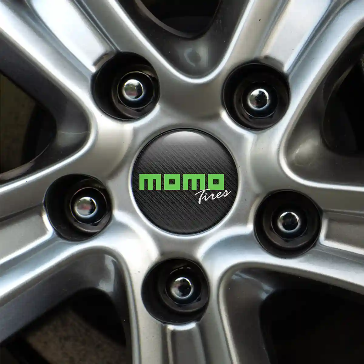 MOMO Emblem Center Hub Cap Self-Adhesive Sleek Style