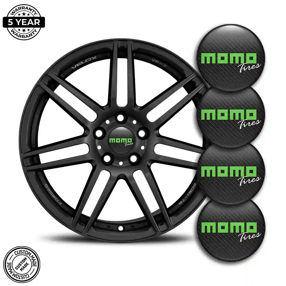MOMO Emblem Center Hub Cap Self-Adhesive Sleek Style