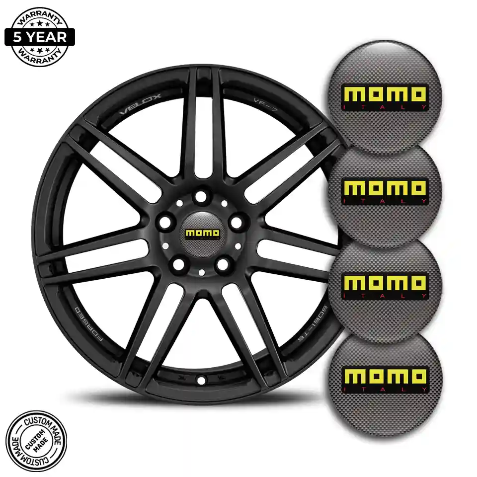 MOMO Emblem Center Hub Cap Self-Adhesive Superior Craft