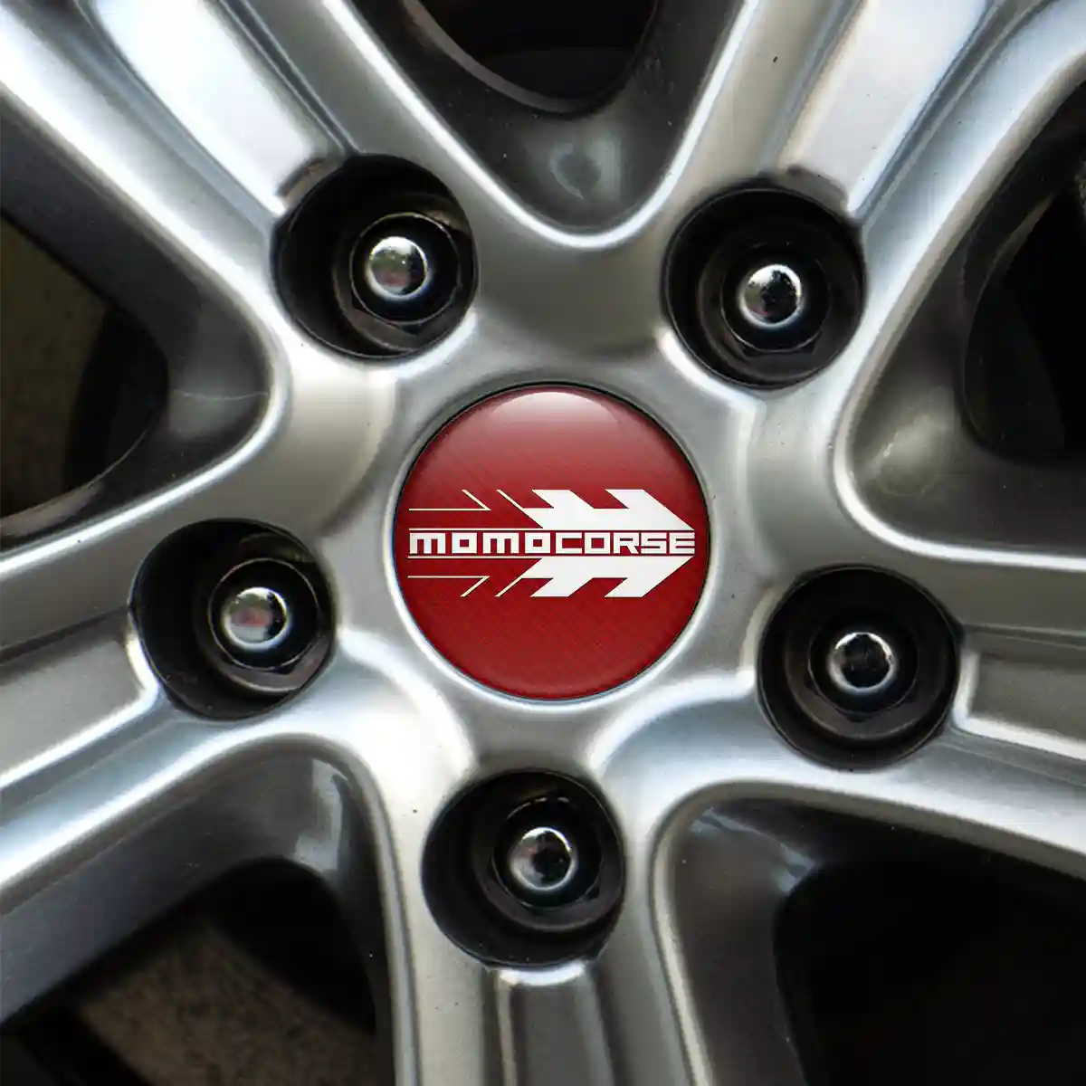 MOMO Logo Emblem Self-Adhesive Elite Finish