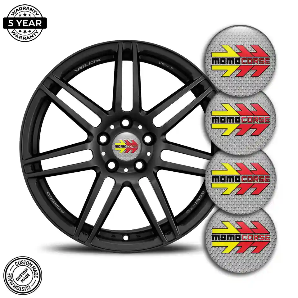 MOMO Logo Silicone Badge Self-Adhesive Signature Grade