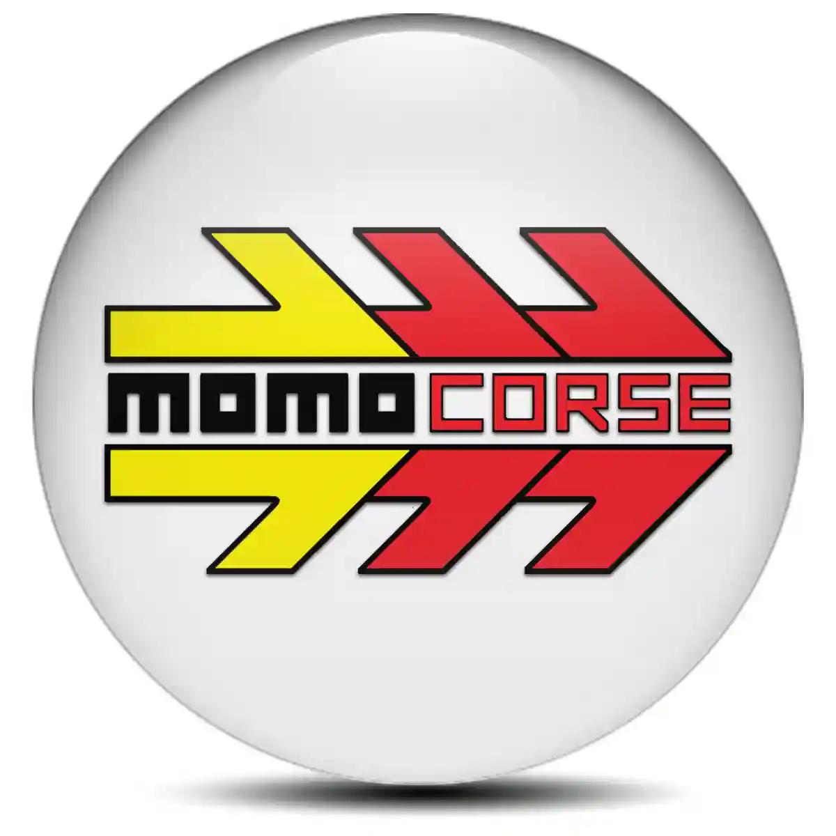 MOMO Logo Silicone Emblem Self-Adhesive Elite Finish