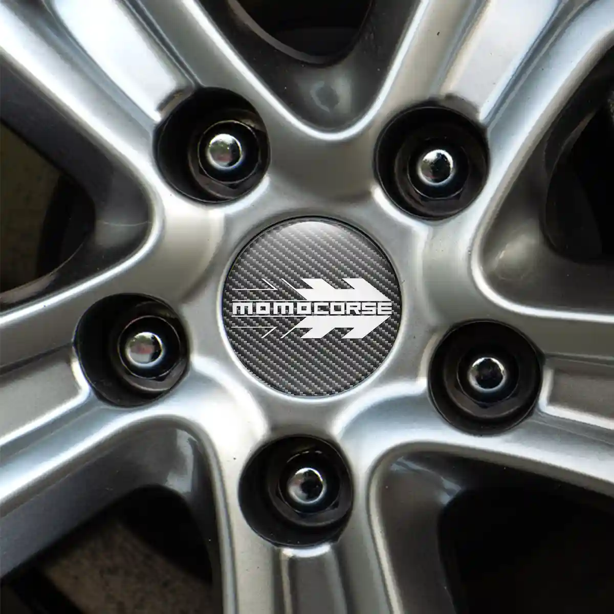 MOMO Logo Silicone Emblem Superior Craft