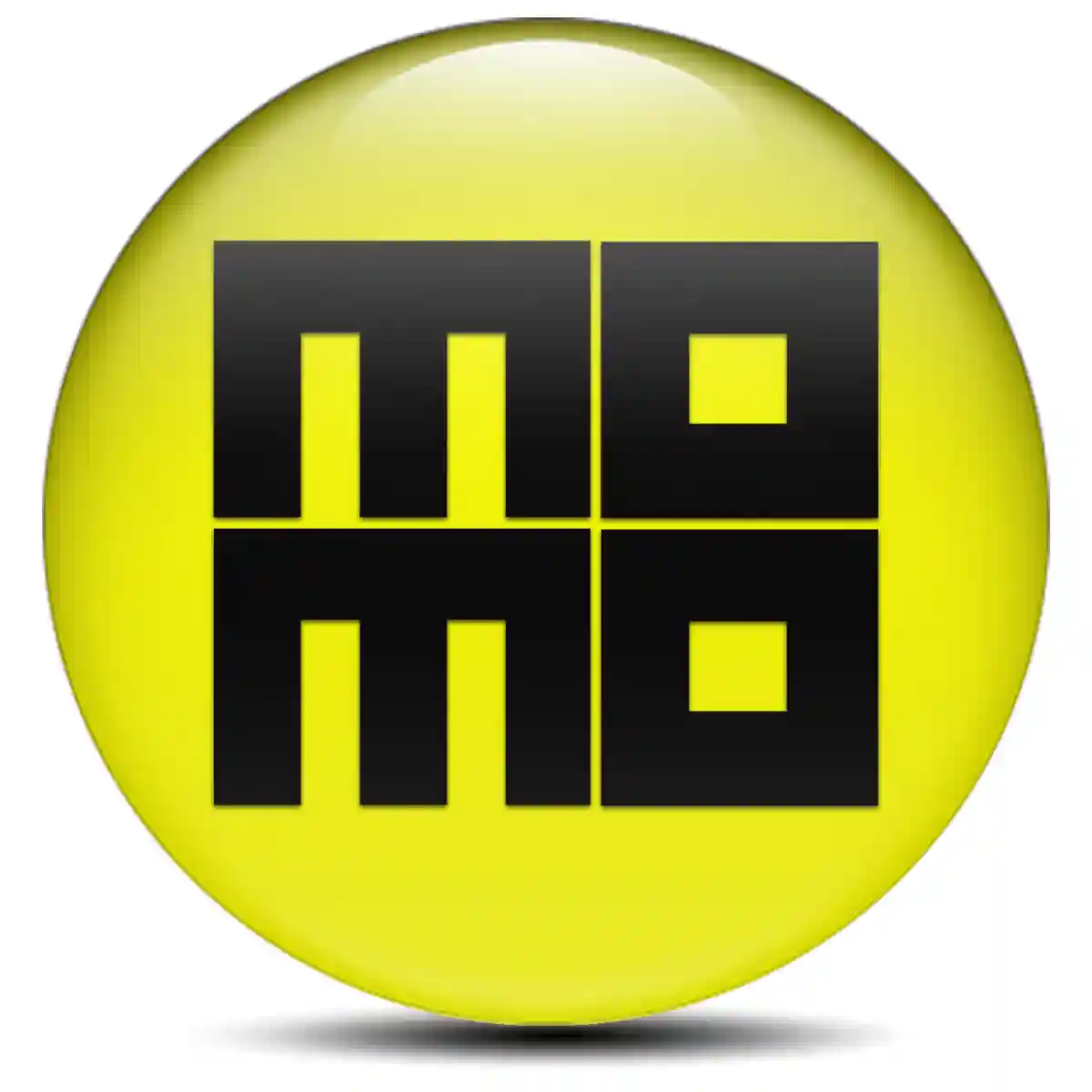 MOMO Logo Sticker Sleek Style