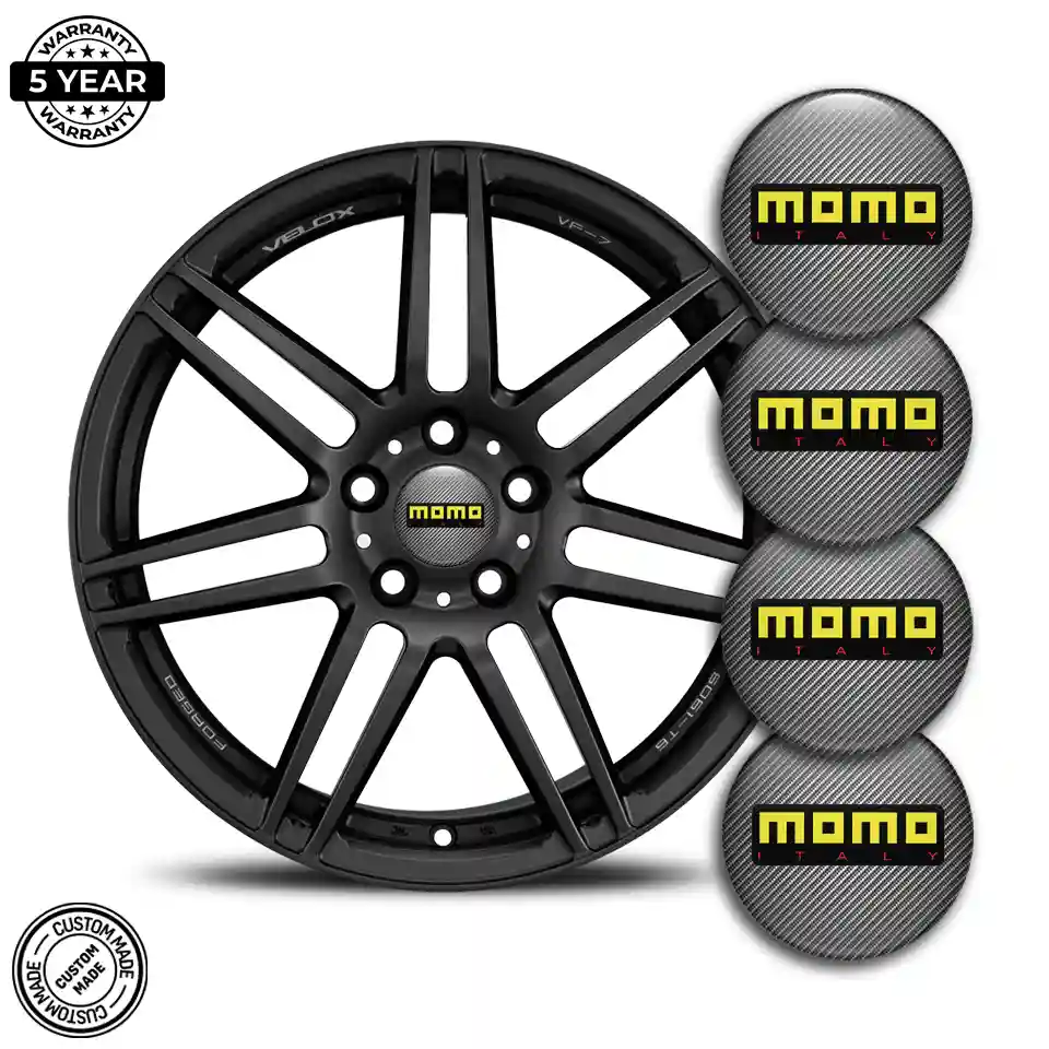 MOMO Wheel Emblem Self-Adhesive Elite Finish