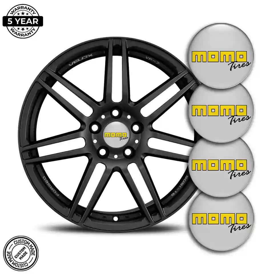 MOMO Wheel Emblem Self-Adhesive Refined Design