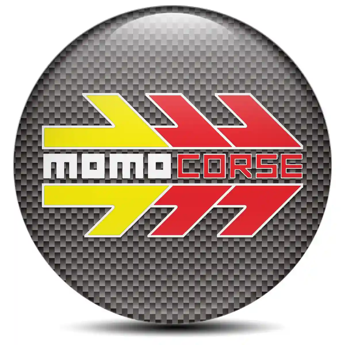 MOMO Wheel Emblem Self-Adhesive Signature Grade