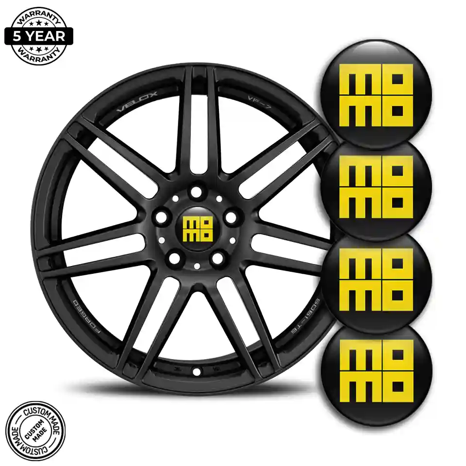 MOMO Wheel Emblems Sleek Style