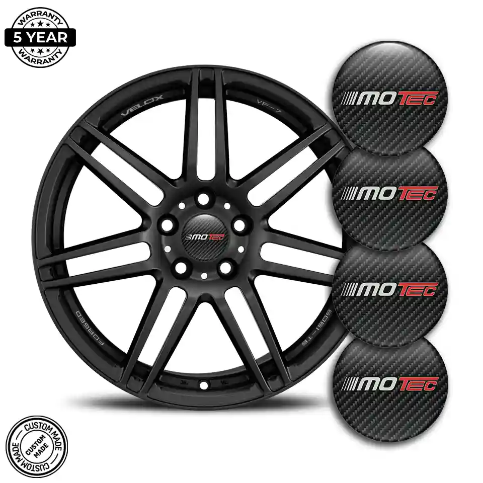 MoTeC Logo Silicone Badge Sleek Style