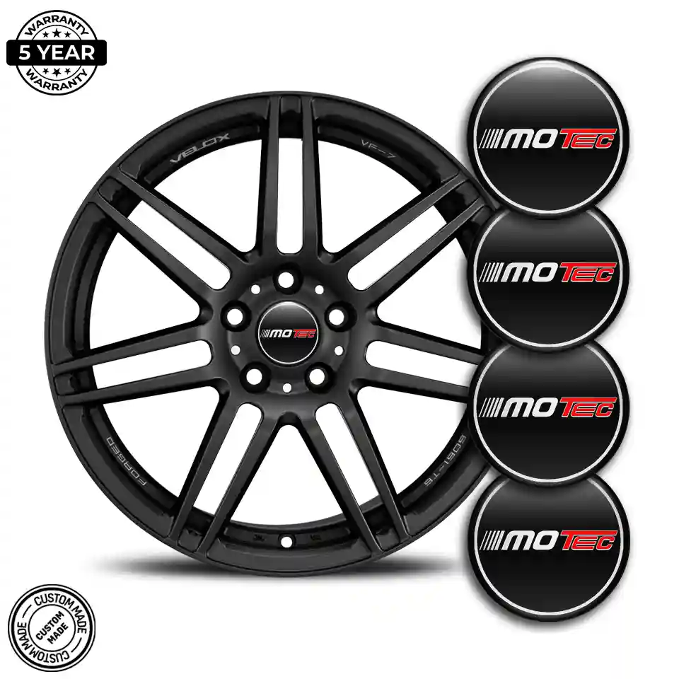 MoTeC Logo Silicone Emblem Sleek Style