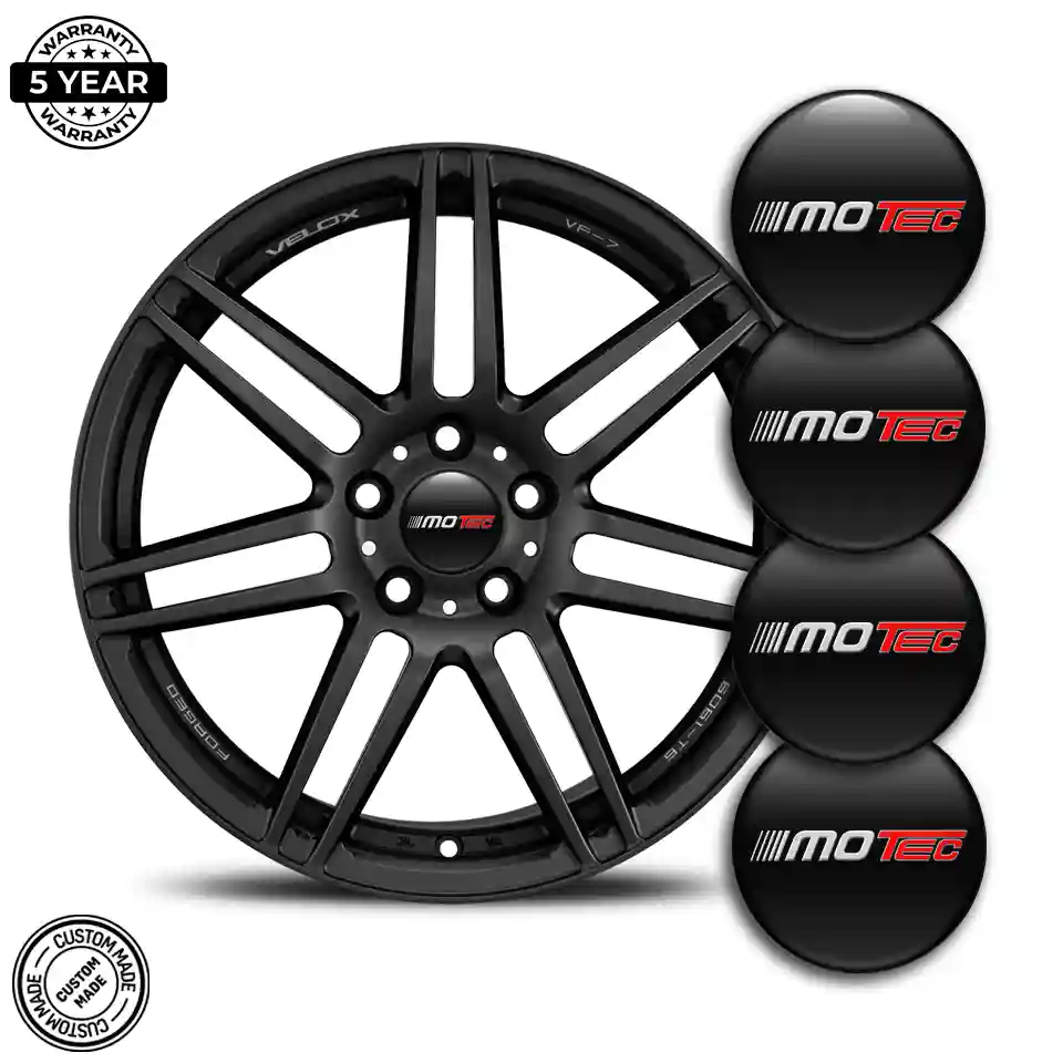 MoTeC Logo Silicone Sticker Sleek Style