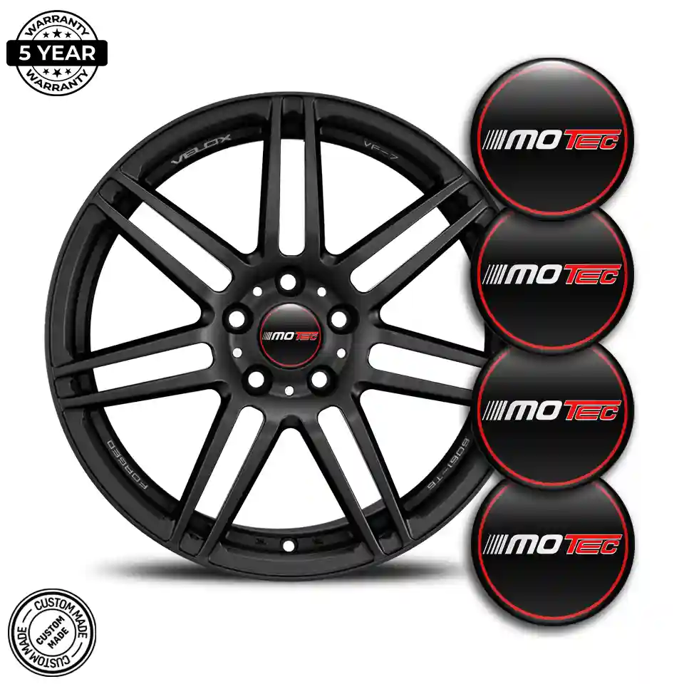 MoTeC Silicone Emblem Self-Adhesive Sleek Style