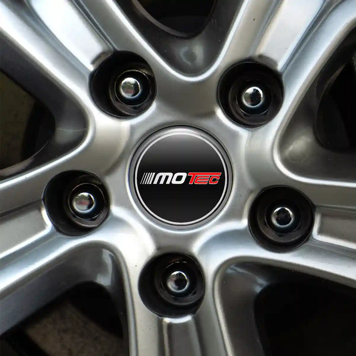 MoTeC Wheel Emblem Self-Adhesive Sleek Style