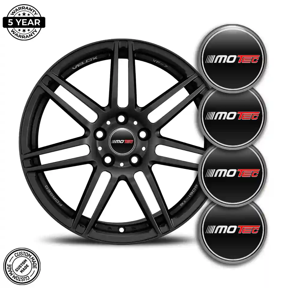 MoTeC Wheel Emblem Self-Adhesive Sleek Style