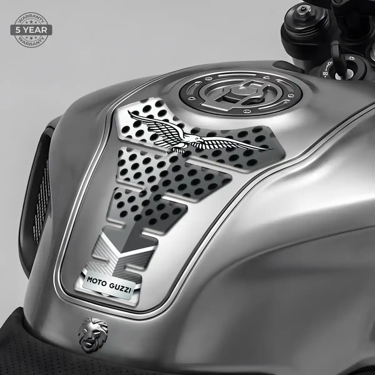 Moto Guzzi 3D Domed Tank Pad Superior Craft