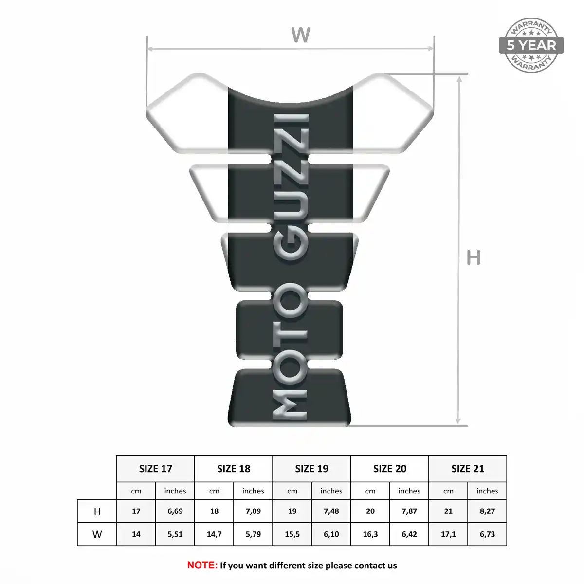 Moto Guzzi Bike Tank Protector Refined Design
