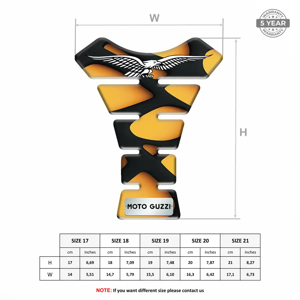 Moto Guzzi Bike Tank Protector Sleek Style