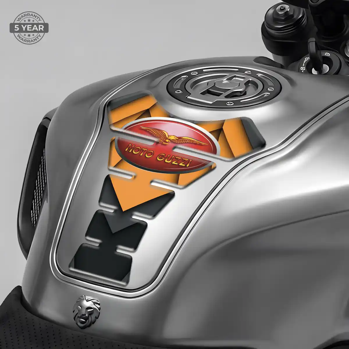 Moto Guzzi Domed Tank Protector Elite Finish