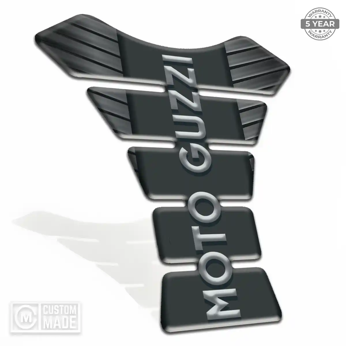 Moto Guzzi Domed Tank Sticker Elite Finish