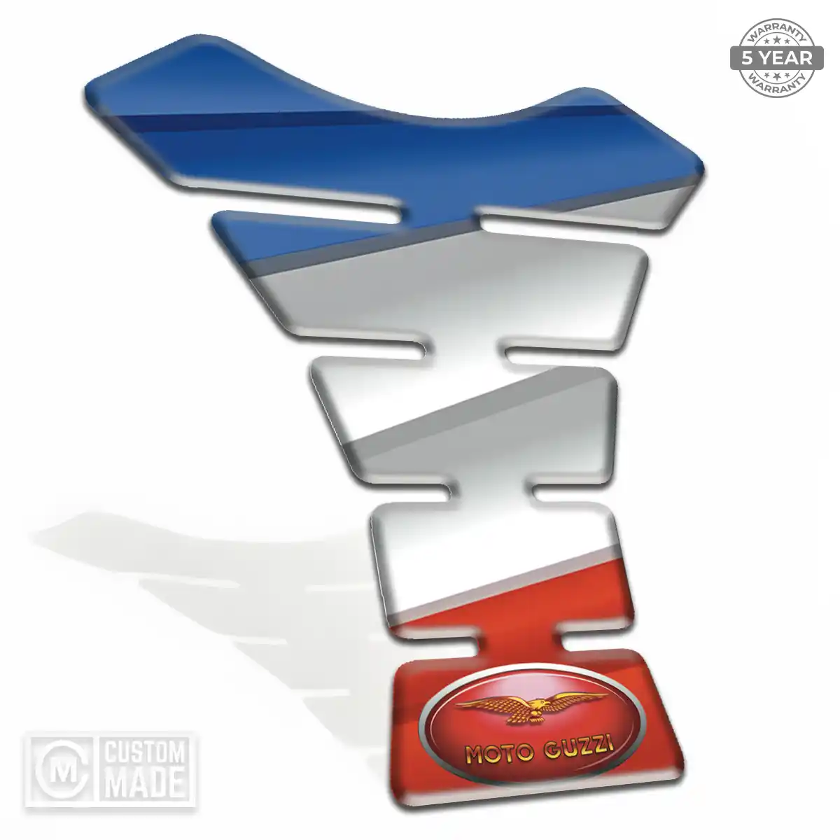 Moto Guzzi Domed Tank Sticker Sleek Style