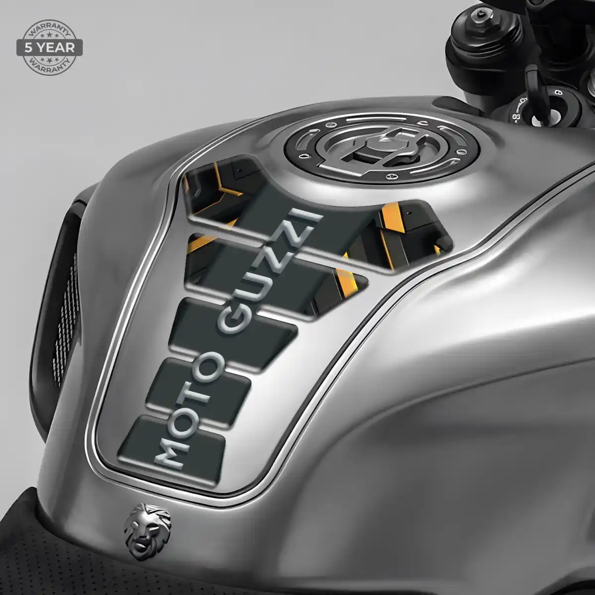 Moto Guzzi Fuel Tank Protector Refined Design