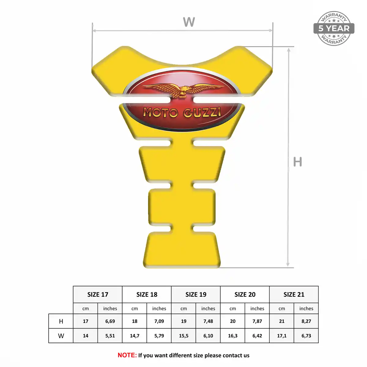Moto Guzzi Gas Tank Pad Refined Design