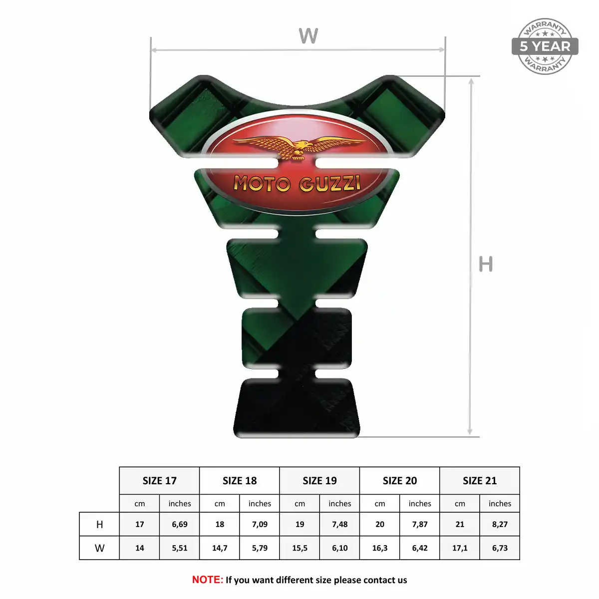 Moto Guzzi Motorbike Tank Pad Superior Craft