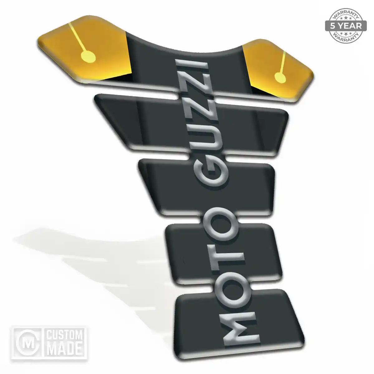 Moto Guzzi Motorcycle Tank Decal Elite Finish