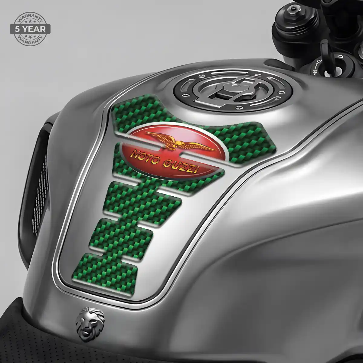 Moto Guzzi Motorcycle Tank Pad Refined Design