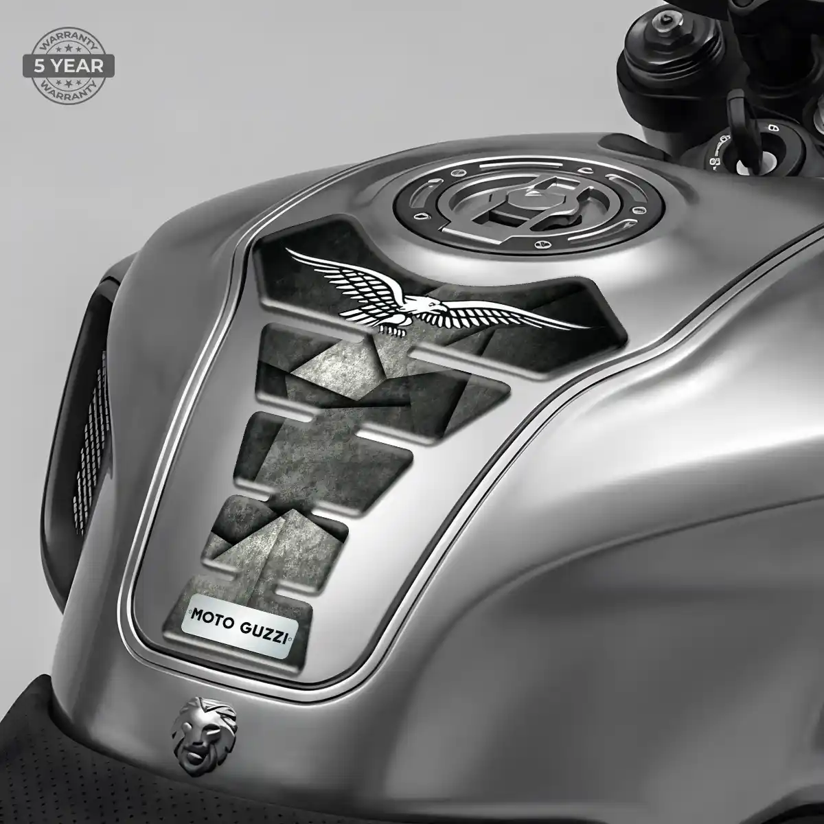 Moto Guzzi Motorcycle Tank Protector Refined Design