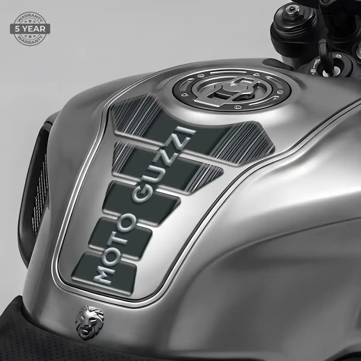 Moto Guzzi Motorcycle Tank Sticker Sleek Style