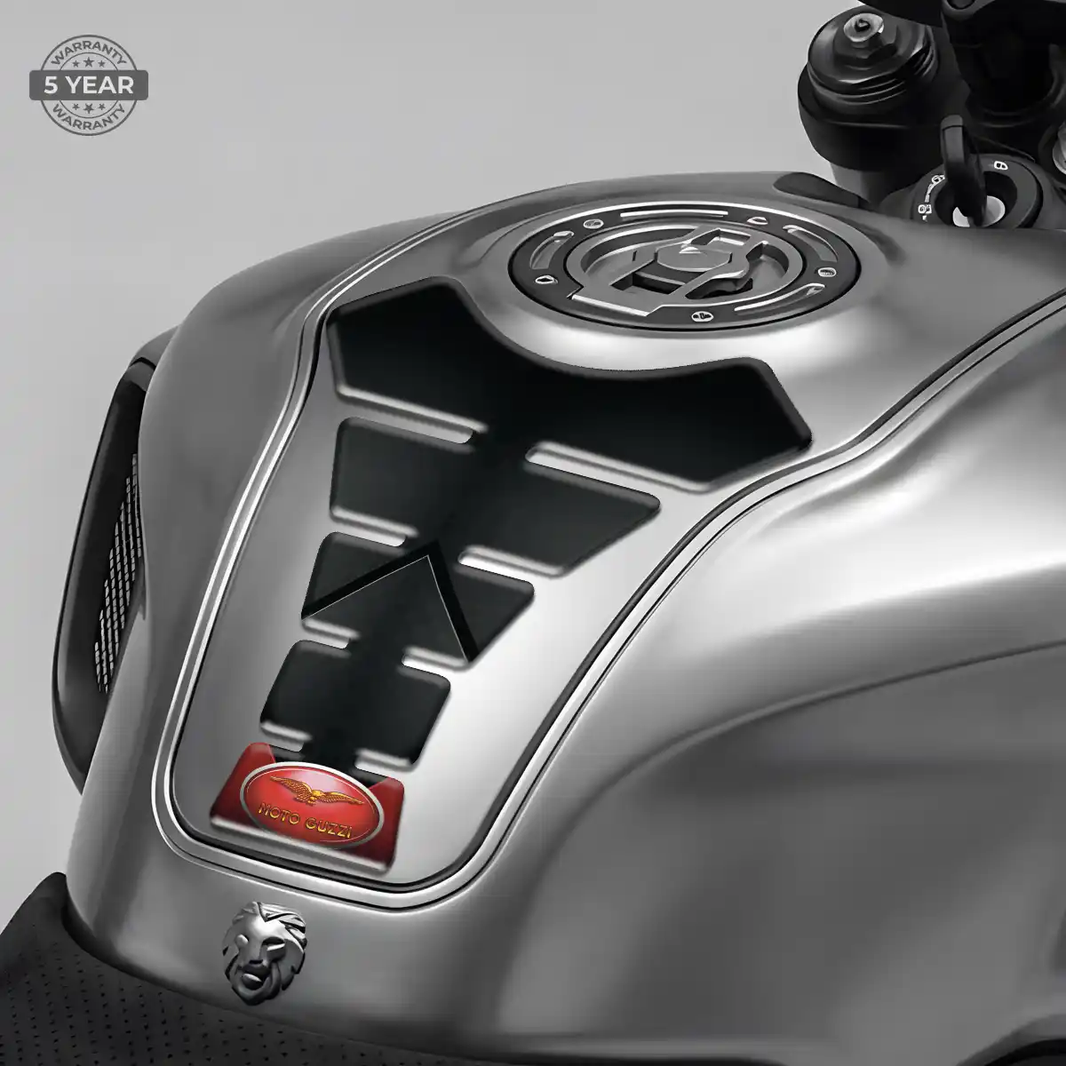 Moto Guzzi Resin Tank Pad Refined Design